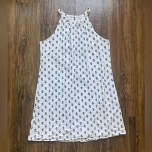 Old Navy White Top with Black Pattern